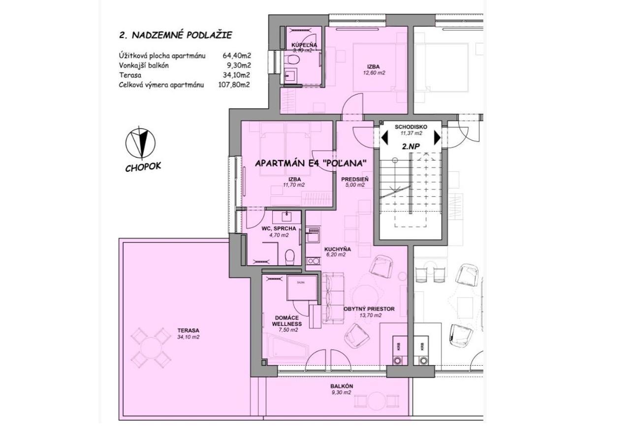 Apartman Polana Demanovska Dolina Bagian luar foto